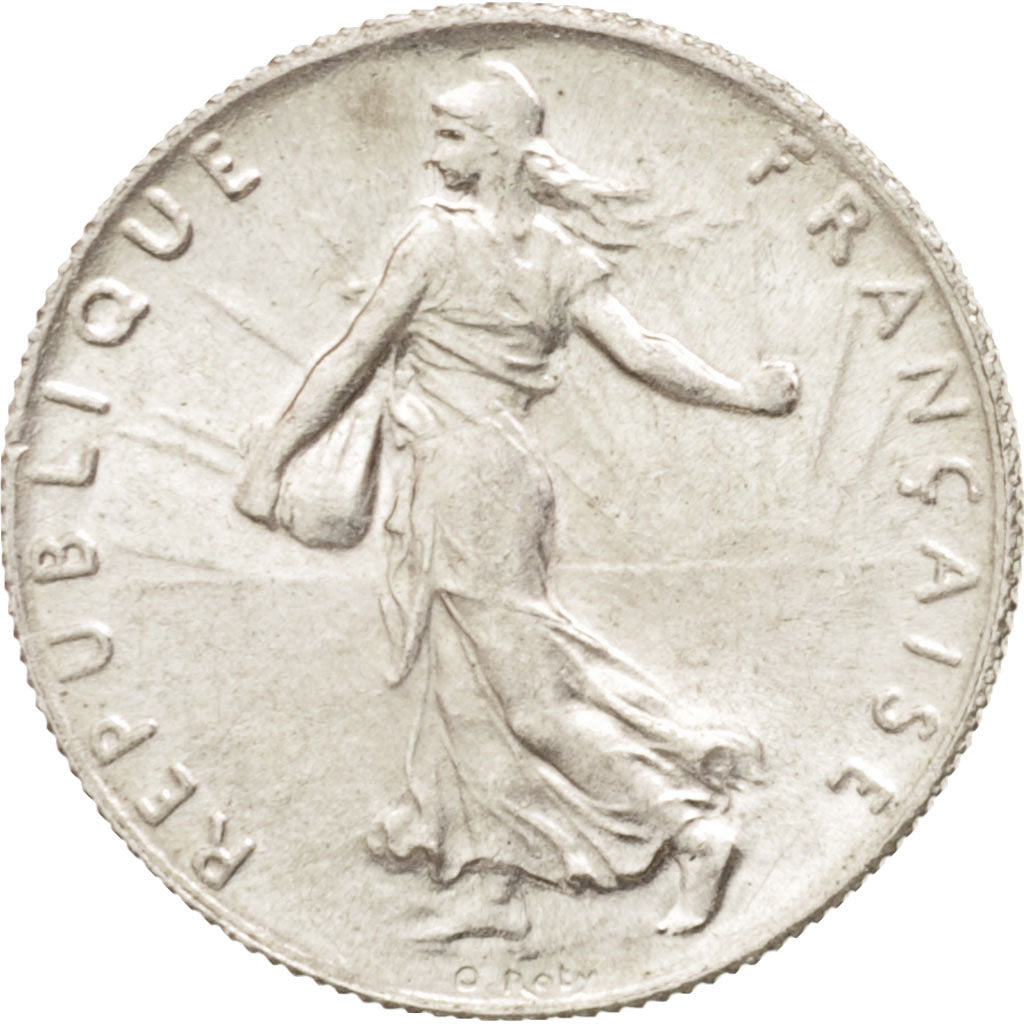 Frankreich, Semeuse, 50 Centimes, 1919, Paris, MS(60-62), Silver, KM:854
