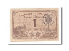 Billet, France, Caen et Honfleur, 1 Franc, 1915, TTB+, Pirot:34-8