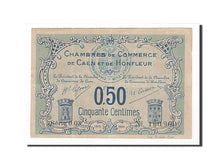 Banknote, Pirot:34-4, 50 Centimes, 1915, France, AU(55-58), Caen et Honfleur