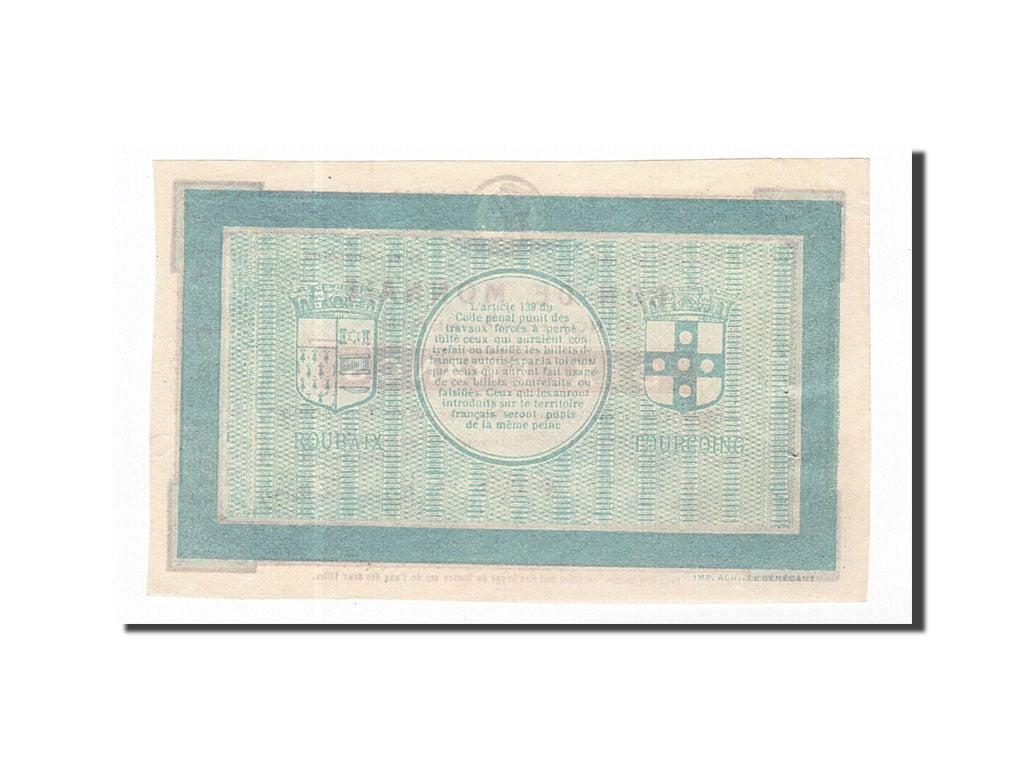 France, Roubaix et Tourcoing, 10 Francs, SPL, Pirot:59-2076