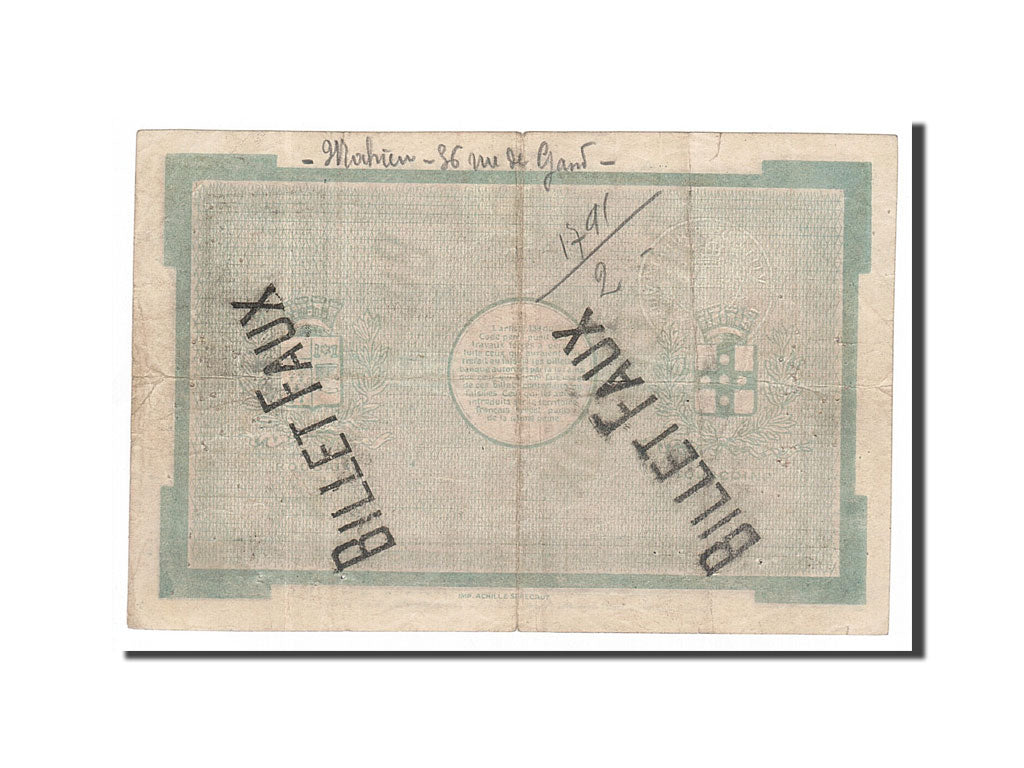 France, Roubaix et Tourcoing, 50 Francs, EF(40-45), Faux, Pirot:59-2084