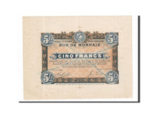 Banconote, Pirot:59-2087, SPL, Roubaix et Tourcoing, 5 Francs, 1916, Francia