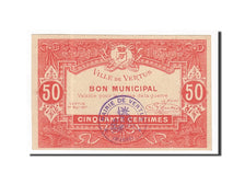 Billet, France, Vertus, 50 Centimes, 1917, NEUF, Pirot:51-57