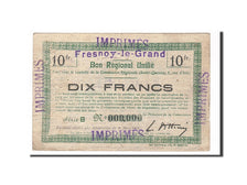 France, Frenoy-le-Grand, 10 Francs, 1916, VF(30-35), SPECIMEN, Pirot:02-1022