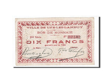 Banconote, Pirot:59-1669, BB, Lys-lez-Lannoy, 10 Francs, Francia
