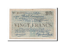 France, Douai, 20 Francs, 1916, VF(20-25), Pirot:59-760