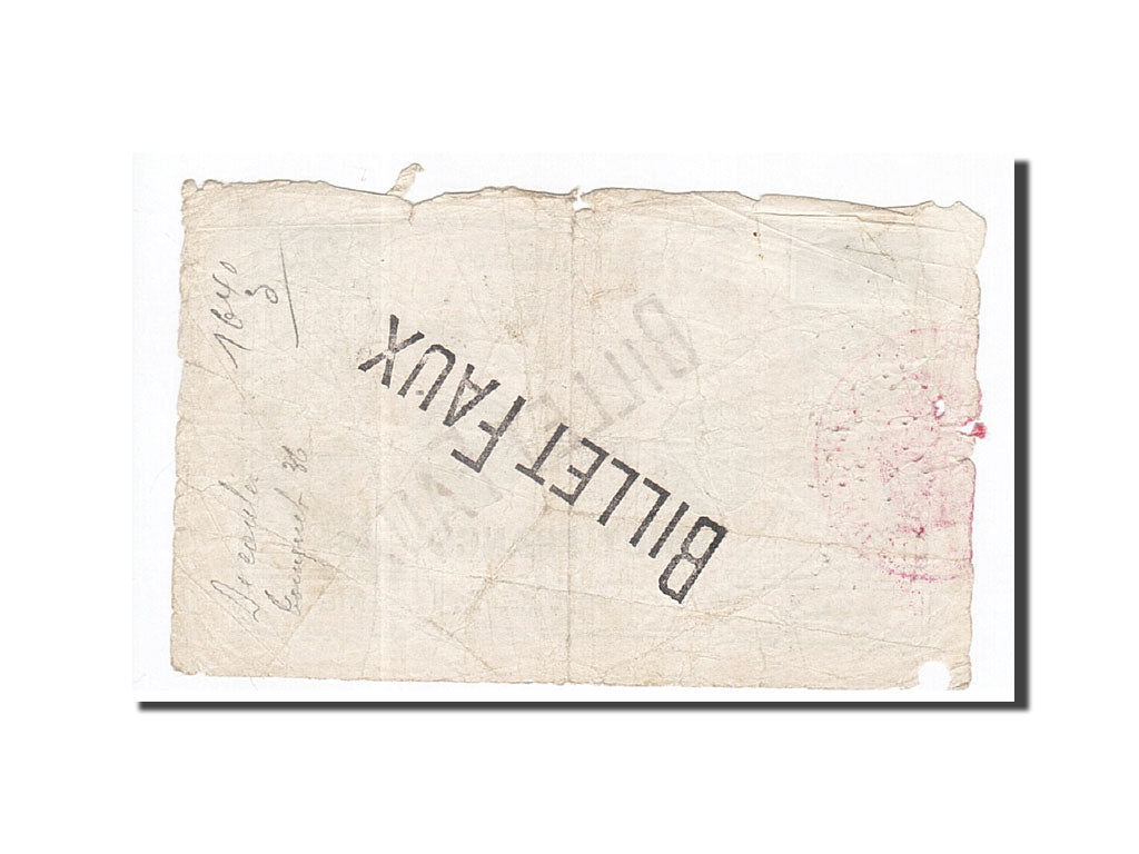 France, Valenciennes, 20 Francs, 1914, VF(20-25), Faux, Pirot:59-2547