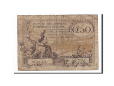 Francia, Lille, 50 Centimes, B+, Pirot:94-4