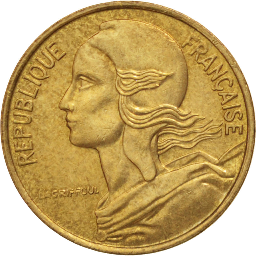 France, Marianne, 5 Centimes, 1993, Paris, AU(55-58), Aluminum-Bronze, KM:933