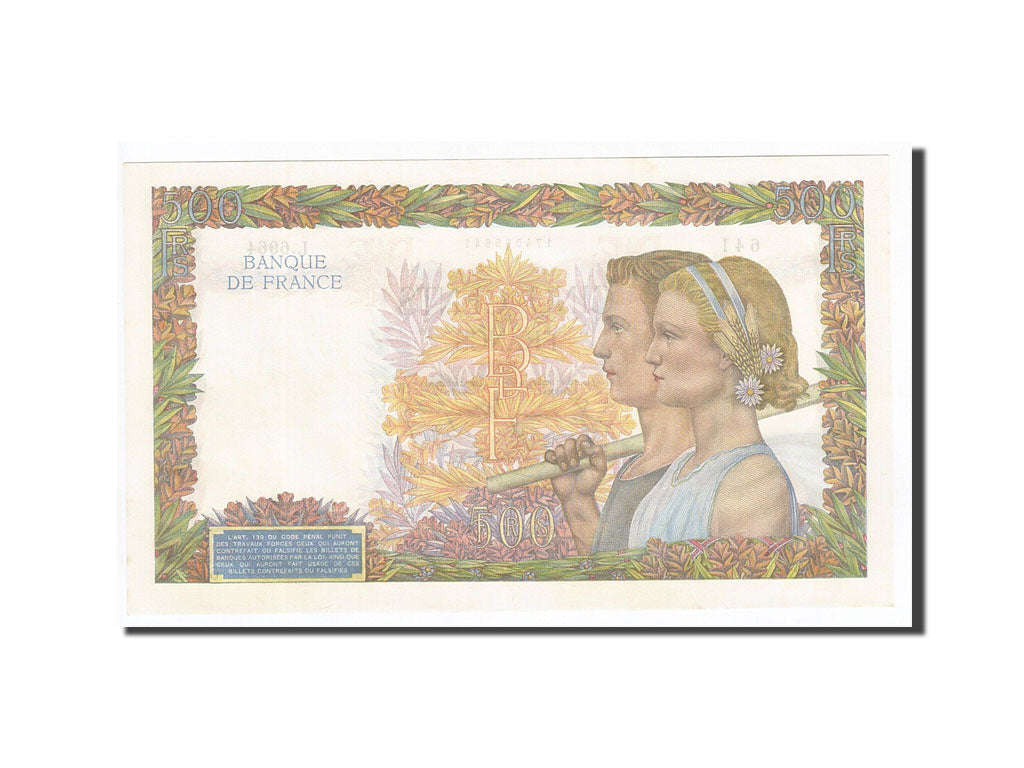 Biljet, Frankrijk, 500 Francs, 1942, 1942-10-01, SPL, Fayette:32.41, KM:95b