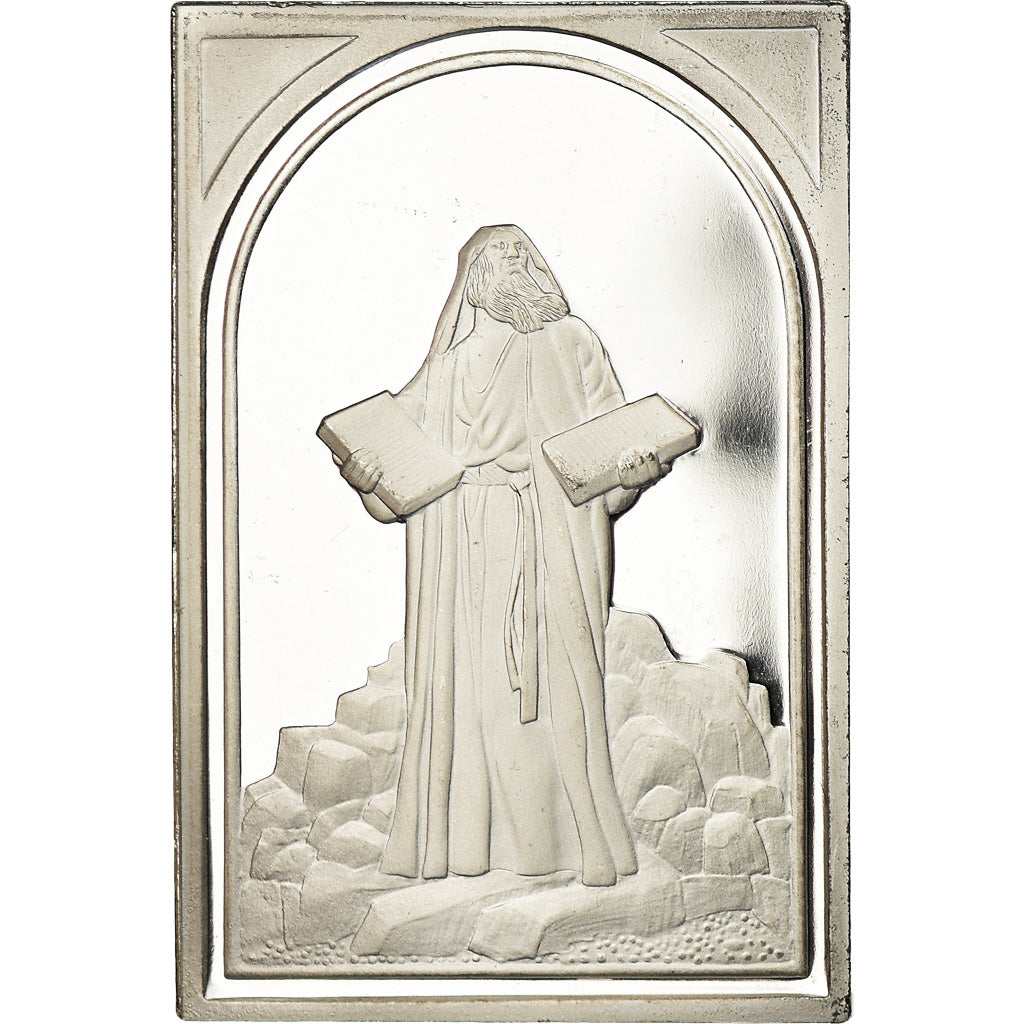 Vaticano, medalla, Institut Biblique Pontifical, Exodus 20:1, Religions &