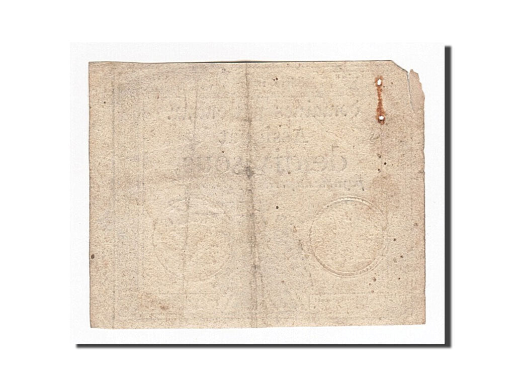 Banknote, France, 10 Sous, 1792, Guyon, 1792-01-04, VF(30-35), KM:A53