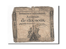 Banconote, Francia, 10 Sous, 1793, Guyon, 1793-05-23, BB, KM:A68a, Lafaurie:165a