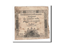 France, 15 Sols, 1792, Buttin, KM:A65, 1792-10-24, F(12-15), Lafaurie:160