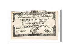 Francia, 25 Sols, 1792, Hervé, KM:A55, 1792-01-04, BB, Lafaurie:150