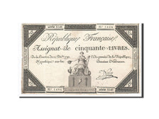France, 50 Livres, 1792, Nyon, KM:A72, 1792-12-14, VF(30-35), Lafaurie:164