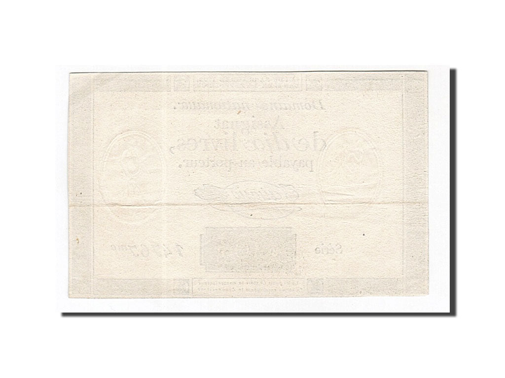 Banknot, Francja, 10 Livres, 1792, Taisaud, 1792-10-24, AU(55-58), KM:A66b