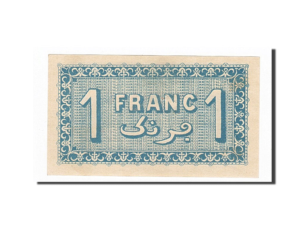 Algeria, Alger, 1 Franc, 1922-06-14, UNC(63), Pirot 137-24