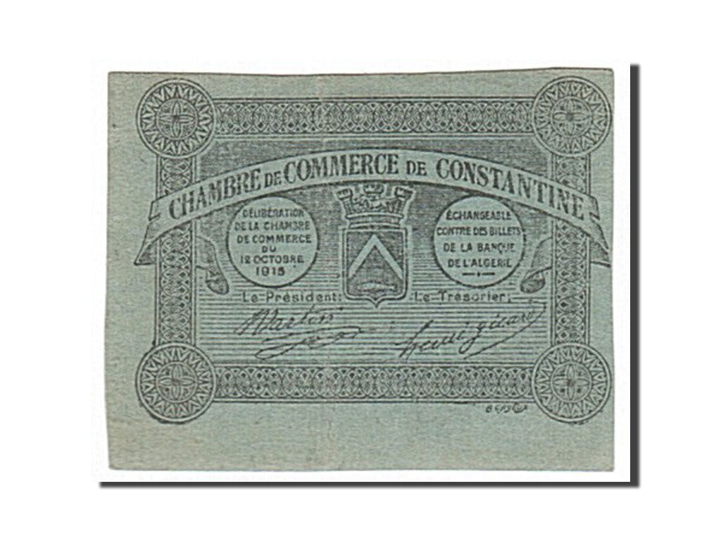 Algeria, Constantine, 5 Centimes, 1915-10-12, EF(40-45), Pirot 140-46