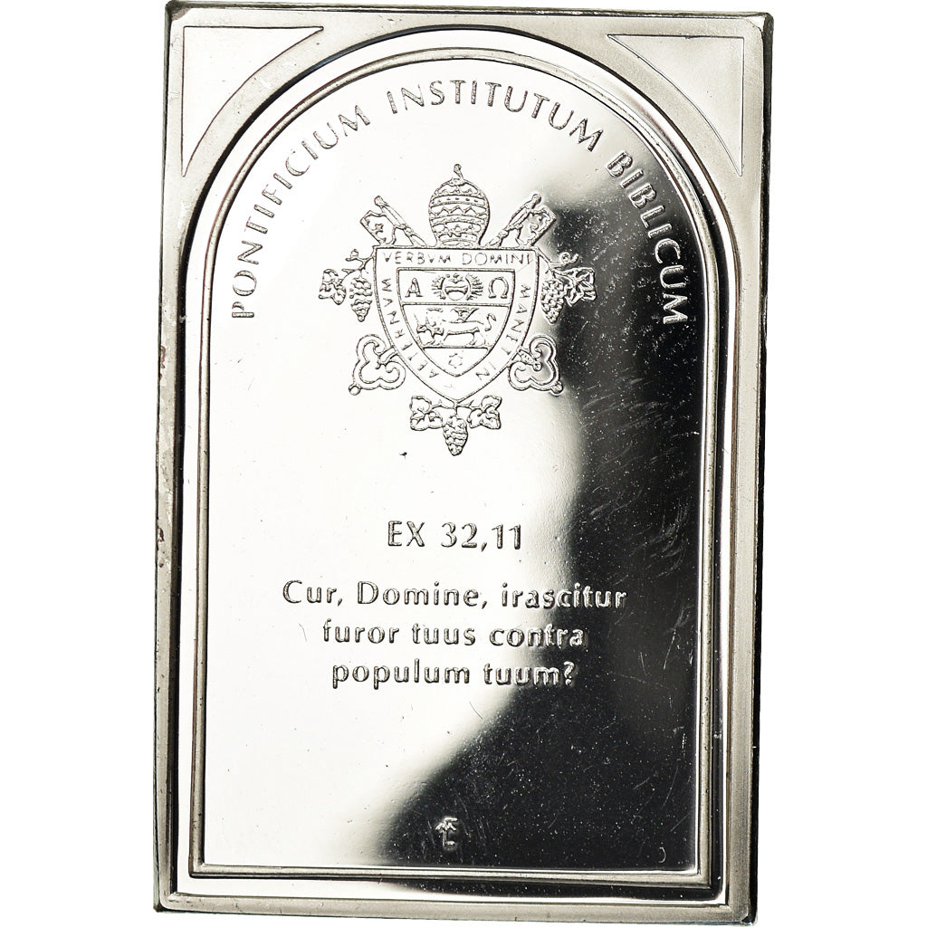 Vaticano, medaglia, Institut Biblique Pontifical, Exodus 32:11, Religions &