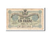 Algeria, Constantine, 1 Franc, 1915-05-01, TTB, Pirot 140-2