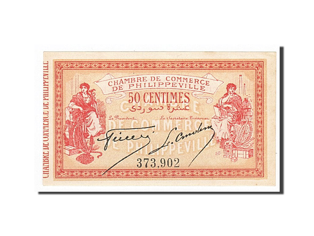 Billete, 50 Centimes, 1914, Algeria, 1914-11-10, SC