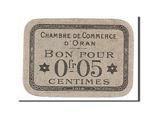 Billete, 5 Centimes, 1916, Algeria, EBC