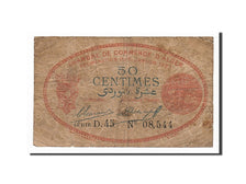 Banknote, Algeria, 50 Centimes, 1923, 1923-01-31, F(12-15)