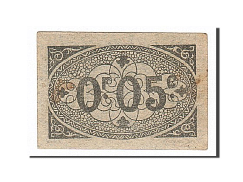 Banknote, Algeria, 5 Centimes, 1917, 1917-03-09, AU(55-58)