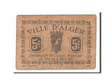 Algeria, Alger, 5 Centimes, 1917-03-09, BB, Pirot 7