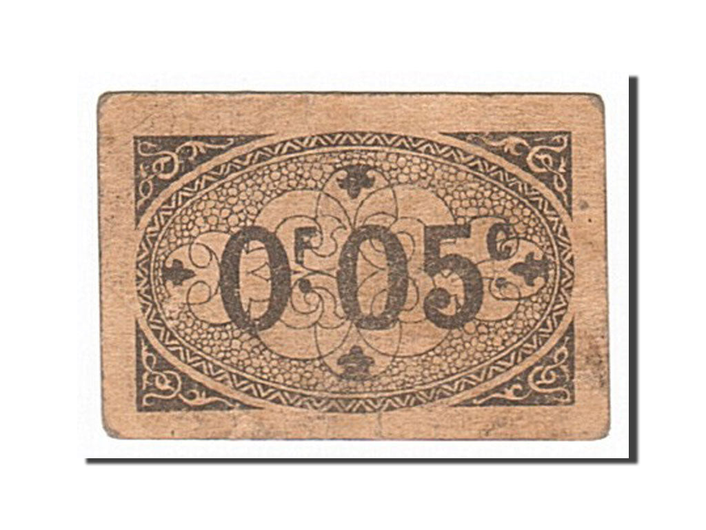 Algeria, Alger, 5 Centimes, 1917-03-09, BB, Pirot 7