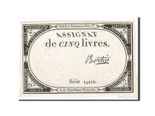 Francia, 5 Livres, Bertin, KM:A76, 1793-10-31, EBC, Lafaurie:171