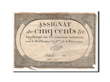 Billet, France, 500 Livres, 1794, 1794-02-08, TB, KM:A77, Lafaurie:172