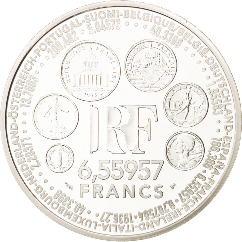 Coin, France, 6.55957 Francs, 1999, MS(65-70), Silver, KM:1255