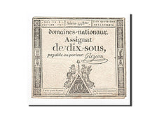 Francia, 10 Sous, Guyon, KM:A53, 1792-01-04, BB+, Lafaurie:148