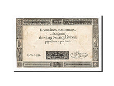 Banknote, France, 25 Livres, 1793, A.Jame, 1793-06-06, VF(30-35), KM:A71