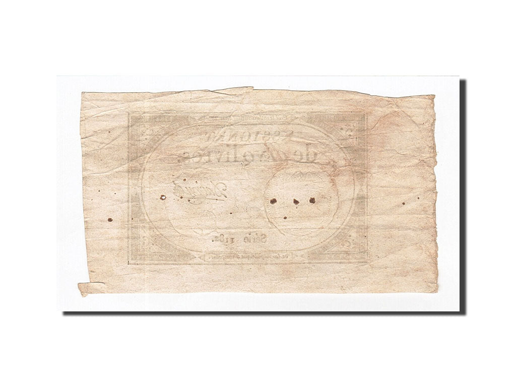 Biljet, Frankrijk, 5 Livres, 1793, Davion, 1793-10-31, TTB, KM:A76, Lafaurie:171