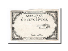 France, 5 Livres, 1793, 1793-10-31, Martin, KM:A76, SUP, Lafaurie:171