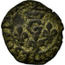 Moneta, Francja, DOMBES, Liard, 1638, Trévoux, VF(20-25), Bilon, Boudeau:1091