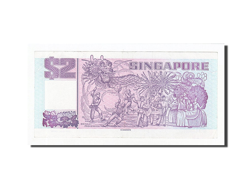 Singapore, 2 Dollars, KM:37, BB