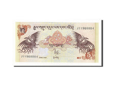 Banknote, Bhutan, 5 Ngultrum, 2006, 2006, KM:28a, UNC(63)