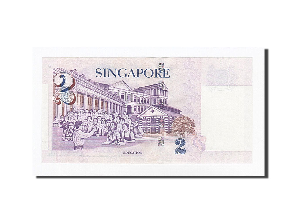 Banknote, Singapore, 2 Dollars, 1999, Undated (1999), KM:38, UNC(63)