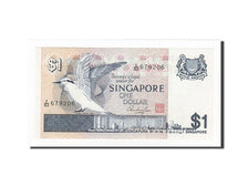 Billete, 1 Dollar, 1976-1980, Singapur, KM:9, Undated (1976), MBC+