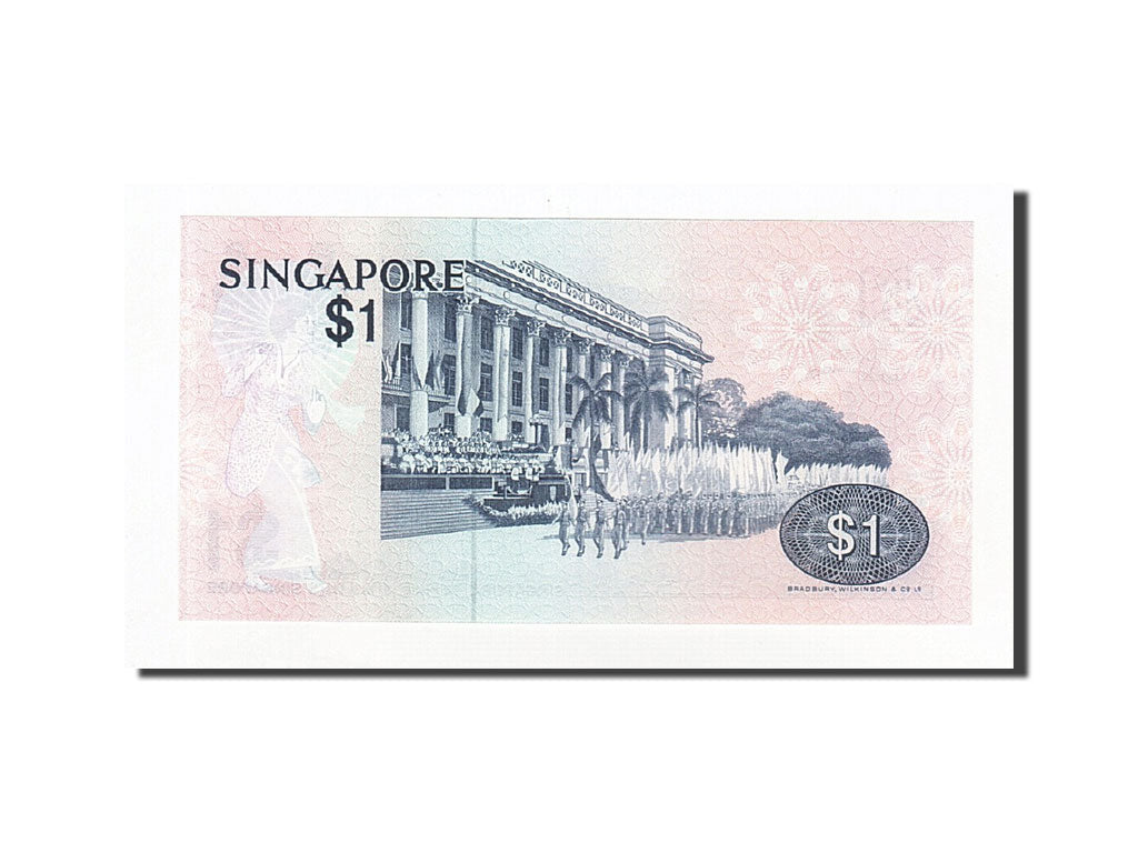 Banknote, Singapore, 1 Dollar, 1976-1980, Undated (1976), KM:9, UNC(65-70)