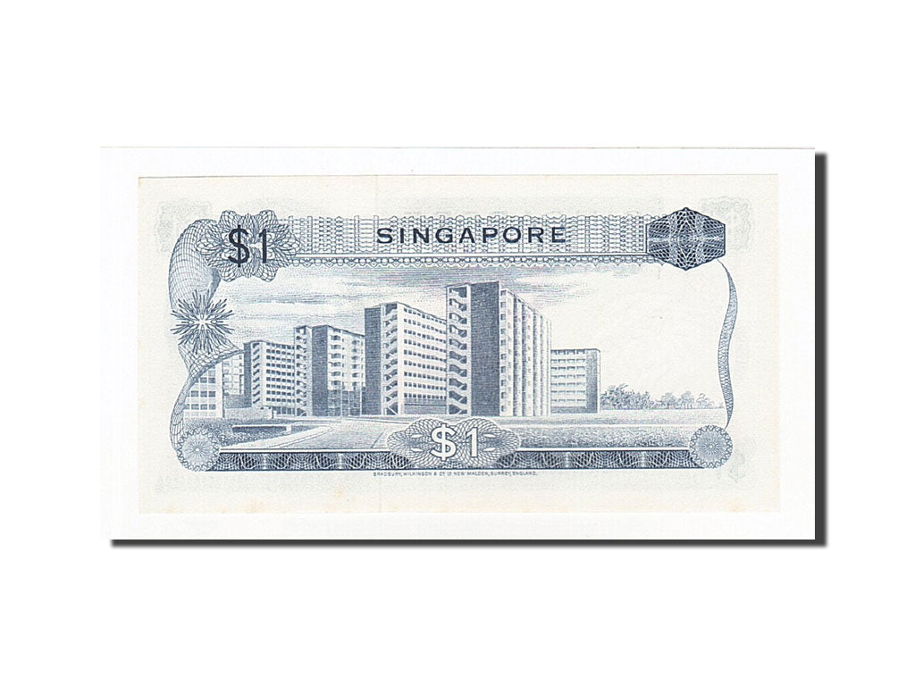 Banknote, Singapore, 1 Dollar, 1967-73, UNDATED (1967-72), KM:1a, UNC(63)