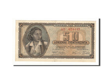 Greece, 50 Drachmai, 1943, 1943-02-01, KM:121a, AU(50-53)