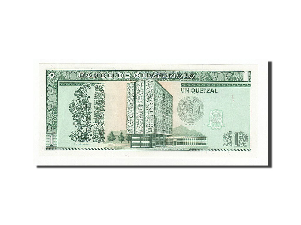 Banknote, Guatemala, 1 Quetzal, 1989-1990, 1990-01-03, KM:73a, UNC(65-70)