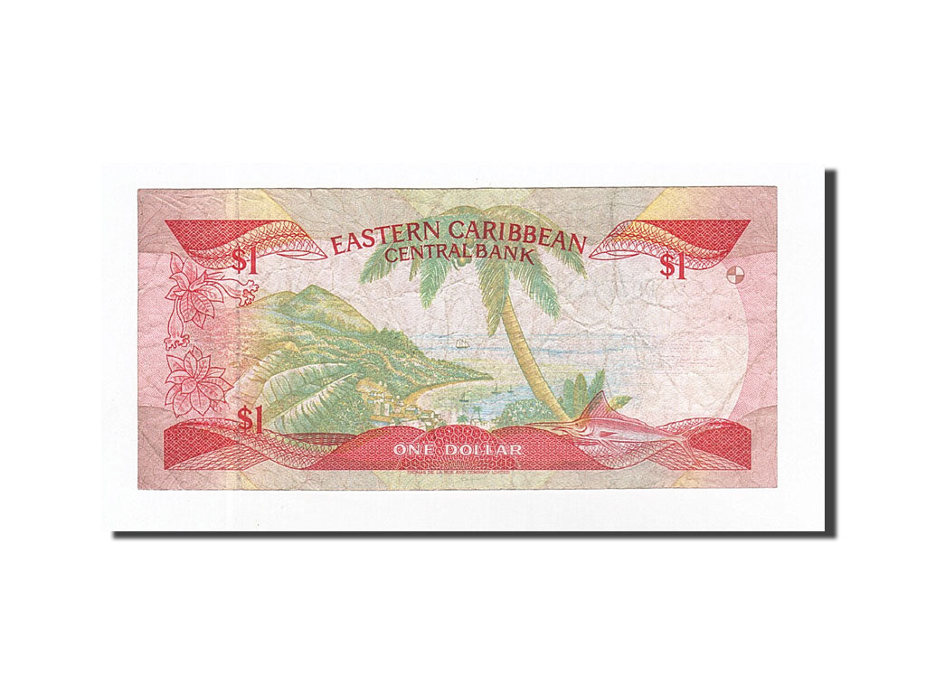 Banknote, East Caribbean States, 1 Dollar, 1985-1988, KM:21l, EF(40-45)