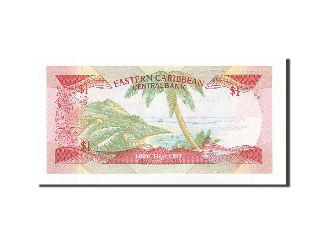 Banknote, East Caribbean States, 1 Dollar, 1985-1988, KM:21d, UNC(65-70)