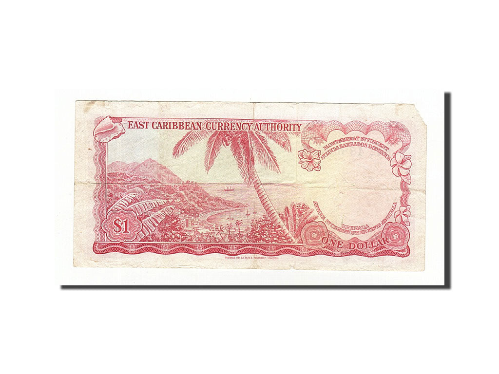 Banknote, East Caribbean States, 1 Dollar, 1965, KM:13d, VF(20-25)